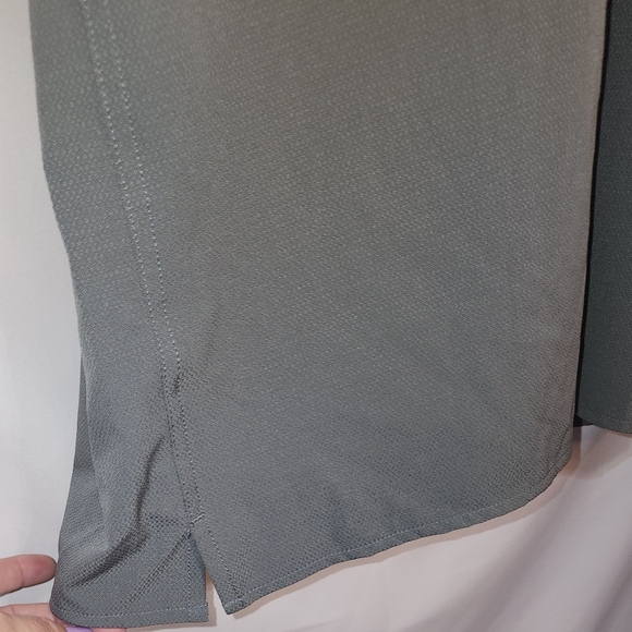 Eddie Bauer Grey Tech Moisture Wicking UPF Protection Stretchy Shirt Size Large - Picture 5 of 8